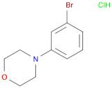 Morpholine, 4-(3-bromophenyl)-, hydrochloride (1:1)