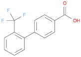 [1,1'-Biphenyl]-4-carboxylic acid, 2'-(trifluoromethyl)-