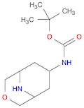 Carbamic acid, N-​3-​oxa-​9-​azabicyclo[3.3.1]​non-​7-​yl-​, 1,​1-​dimethylethyl ester
