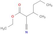 Hexanoic acid, 2-cyano-3-methyl-, ethyl ester