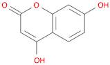 2H-1-Benzopyran-2-one, 4,7-dihydroxy-