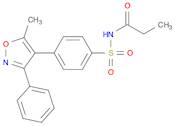 Propanamide, N-[[4-(5-methyl-3-phenyl-4-isoxazolyl)phenyl]sulfonyl]-