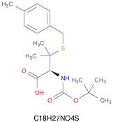 D-Valine, N-[(1,1-dimethylethoxy)carbonyl]-3-[[(4-methylphenyl)methyl]thio]-, compd. with N-cycloh…