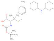 L-Valine, N-[(1,1-dimethylethoxy)carbonyl]-3-[[(4-methylphenyl)methyl]thio]-, compd. with N-cycl...