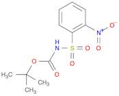 Carbamic acid, N-[(2-nitrophenyl)sulfonyl]-, 1,1-dimethylethyl ester