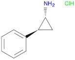 Cyclopropanamine, 2-phenyl-, hydrochloride (1:1), (1R,2S)-rel-