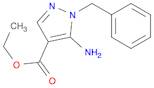 1H-Pyrazole-4-carboxylic acid, 5-amino-1-(phenylmethyl)-, ethyl ester