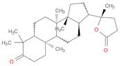 18-Norcholan-24-oic acid, 20-hydroxy-4,4,8,14-tetramethyl-3-oxo-, γ-lactone, (5α)-