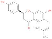 4H-1-Benzopyran-4-one, 2,3-dihydro-7-hydroxy-2-(4-hydroxyphenyl)-6-(3-methyl-2-butenyl)-, (2S)-