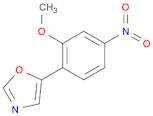 Oxazole, 5-(2-methoxy-4-nitrophenyl)-