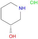 3-Piperidinol, hydrochloride (1:1), (3R)-
