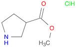3-Pyrrolidinecarboxylic acid, methyl ester, hydrochloride (1:1)