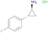 Cyclopropanamine, 2-(4-fluorophenyl)-, hydrochloride (1:1), (1S,2R)-