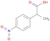 Benzeneacetic acid, α-methyl-4-nitro-