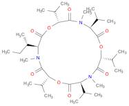 Cyclo[(2R)-2-hydroxy-3-methylbutanoyl-N-methyl-L-isoleucyl-(2R)-2-hydroxy-3-methylbutanoyl-N-methyl-L-valyl-(2R)-2-hydroxy-3-methylbutanoyl-N-methyl-L-valyl]