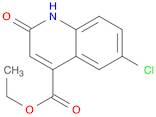 4-Quinolinecarboxylic acid, 6-chloro-1,2-dihydro-2-oxo-, ethyl ester