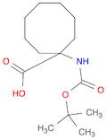 Cyclooctanecarboxylic acid, 1-[[(1,1-dimethylethoxy)carbonyl]amino]-