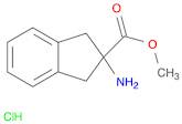 1H-Indene-2-carboxylic acid, 2-amino-2,3-dihydro-, methyl ester, hydrochloride (1:1)