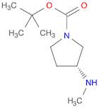 1-Pyrrolidinecarboxylic acid, 3-(methylamino)-, 1,1-dimethylethyl ester, (3R)-