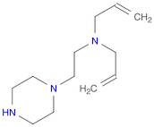 1-Piperazineethanamine, N,N-di-2-propen-1-yl-