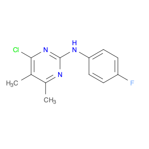 2-Pyrimidinamine, 4-chloro-N-(4-fluorophenyl)-5,6-dimethyl-