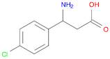 Benzenepropanoic acid, β-amino-4-chloro-
