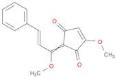 4-Cyclopentene-1,3-dione, 4-methoxy-2-[(2E)-1-methoxy-3-phenyl-2-propen-1-ylidene]-