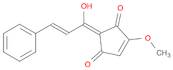 4-Cyclopentene-1,3-dione, 2-[(2E)-1-hydroxy-3-phenyl-2-propenylidene]-4-methoxy-, (2Z)-