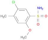 Benzenesulfonamide, 5-chloro-2-methoxy-4-methyl-