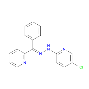 Methanone, phenyl-2-pyridinyl-, 2-(5-chloro-2-pyridinyl)hydrazone, (E,E)-