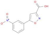 3-Isoxazolecarboxylic acid, 5-(3-nitrophenyl)-