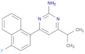2-Pyrimidinamine, 4-(4-fluoro-1-naphthalenyl)-6-(1-methylethyl)-