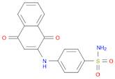 Benzenesulfonamide, 4-[(1,4-dihydro-1,4-dioxo-2-naphthalenyl)amino]-