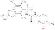 L-Ornithine, N5-[[[(2,3-dihydro-2,2,4,6,7-pentamethyl-5-benzofuranyl)sulfonyl]amino]iminomethyl]-