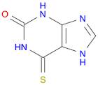 2H-Purin-2-one, 1,3,6,9-tetrahydro-6-thioxo-