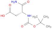Butanoic acid, 4-amino-3-[[(1,1-dimethylethoxy)carbonyl]amino]-4-oxo-, (3R)-