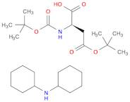 D-Aspartic acid, N-[(1,1-dimethylethoxy)carbonyl]-, 4-(1,1-dimethylethyl) ester, compd. with N-cyclohexylcyclohexanamine (1:1)