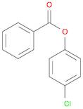 Benzoic acid, 4-chlorophenyl ester