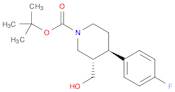 1-Piperidinecarboxylic acid, 4-(4-fluorophenyl)-3-(hydroxymethyl)-, 1,1-dimethylethyl ester, (3S,4R)-