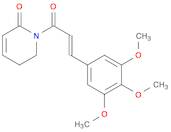 2(1H)-Pyridinone, 5,6-dihydro-1-[(2E)-1-oxo-3-(3,4,5-trimethoxyphenyl)-2-propen-1-yl]-