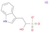 1H-Indole-3-ethanesulfonic acid, α-hydroxy-, sodium salt (1:1)