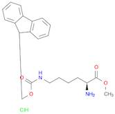 L-Lysine, N6-[(9H-fluoren-9-ylmethoxy)carbonyl]-, methyl ester, hydrochloride (1:1)
