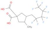 1,1-Cyclopentanedicarboxylic acid, 3-methyl-4-(2,2,3,3,4,4,5,5,5-nonafluoropentyl)-