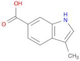 1H-Indole-6-carboxylic acid, 3-methyl-