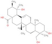 Urs-12-en-28-oic acid, 3,19,23-trihydroxy-, (3β,4α)-