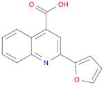 4-Quinolinecarboxylic acid, 2-(2-furanyl)-