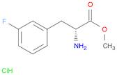 D-Phenylalanine, 3-fluoro-, methyl ester, hydrochloride (1:1)