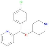 Pyridine, 2-[(S)-(4-chlorophenyl)(4-piperidinyloxy)methyl]-