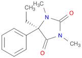 2,4-Imidazolidinedione, 5-ethyl-1,3-dimethyl-5-phenyl-, (5R)-