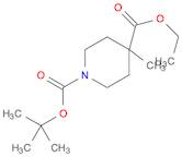 1,4-Piperidinedicarboxylic acid, 4-methyl-, 1-(1,1-dimethylethyl) 4-ethyl ester
